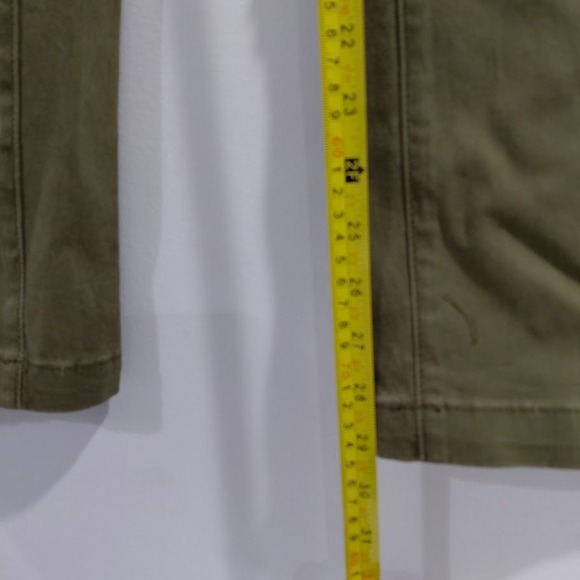 Women's Olive Green Wide-Leg Pants - Picture 15 of 16